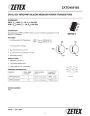 ZXTD4591E6TA 数据规格书 1