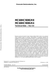MC68HC908GR4CFA 数据规格书 3