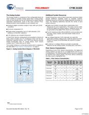 CY8C22213-24PXI 数据规格书 3