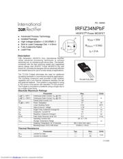 IRFIZ34NPBF datasheet.datasheet_page 1