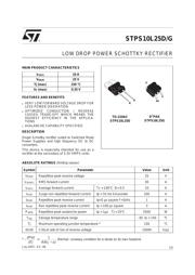 STPS10L25D datasheet.datasheet_page 1