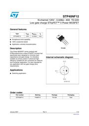 STP40NF12 datasheet.datasheet_page 1