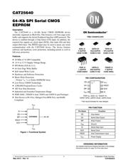CAT25640HU4I-GT3 数据规格书 1