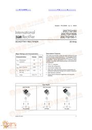 20CTQ150 Datenblatt PDF