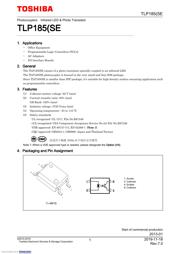 TLP185(GB-TPR,E) 数据规格书 1