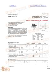 IRF7805 datasheet.datasheet_page 1