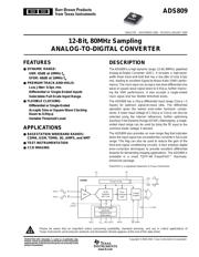 ADS809 数据规格书 1