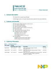 74ALVC32D,112 datasheet.datasheet_page 1