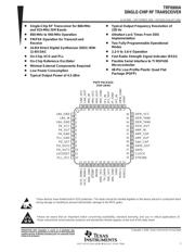 TRF6900APT datasheet.datasheet_page 1