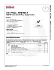 P6KE11A 数据规格书 2