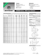 SDR0604-101K 数据规格书 1