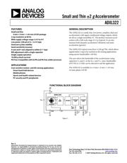 ADXL322JCP-REEL 数据手册