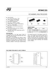 M74HC151B1R datasheet.datasheet_page 1