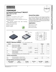 FDMS86320 datasheet.datasheet_page 1