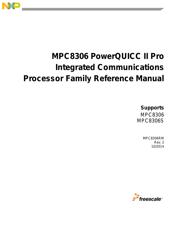 MPC8306VMAFDCA 数据规格书 1