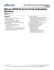 M25P16-VMN6TP Datenblatt PDF