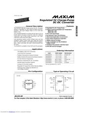 MAX619CSA 数据规格书 1