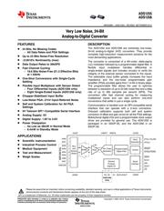 ADS1256IDBT Datenblatt PDF