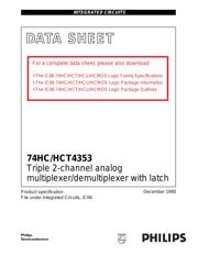 74HCT4353D,118 datasheet.datasheet_page 1