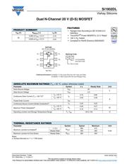 SI1902DL-T1-E3 数据规格书 1