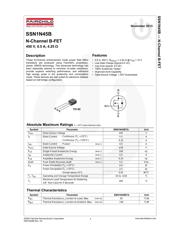 SSN1N45BBU datasheet.datasheet_page 1