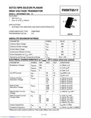 FMMT6517 datasheet.datasheet_page 1