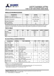 AS7C4096A-15TIN datasheet.datasheet_page 4