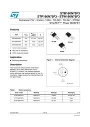 STW160N75F3 datasheet.datasheet_page 1