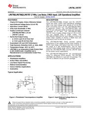 LMV796MF/NOPB 数据规格书 1