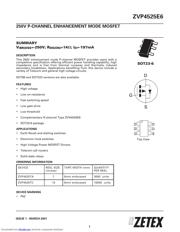 ZVP4525E6TC 数据规格书 1