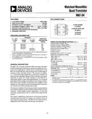 MAT-04 datasheet.datasheet_page 1