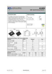 AO4892 datasheet.datasheet_page 1