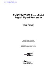 TMS320VC5507 datasheet.datasheet_page 1