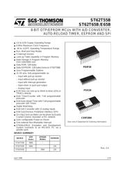 ST62T65BM6 datasheet.datasheet_page 1