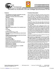 CY7C4205V-15ASXCT datasheet.datasheet_page 1