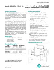 MAX3160CAP+ Datenblatt PDF