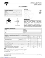 IRFD014 Datenblatt PDF