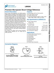 LM4040CIM3X-10 数据规格书 2