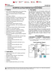DS125RT410SQ/NOPB 数据规格书 1