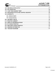 CY7C63221A-PXC datasheet.datasheet_page 3