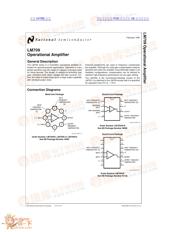 LM709 datasheet.datasheet_page 1