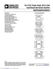 AD8628 数据手册