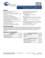 S29WS256P0SBFW000 datasheet.datasheet_page 1