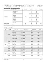 LM78L09 数据规格书 2