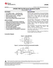 LPC662IM/NOPB 数据规格书 1