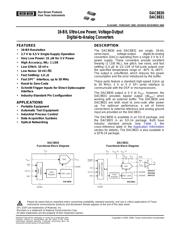 DAC8830 数据规格书 1