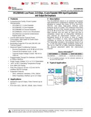 DS125BR401SQ/NOPB datasheet.datasheet_page 1