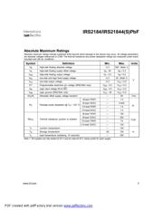 IRS21844STRPBF datasheet.datasheet_page 2