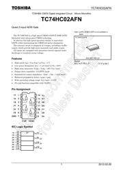 TC74HC02AFN datasheet.datasheet_page 1