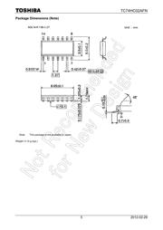 TC74HC02AFN datasheet.datasheet_page 5